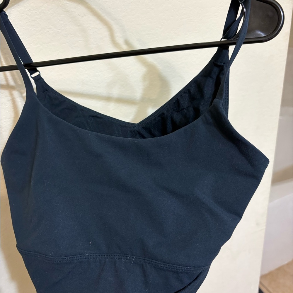 CRZ YOGA Dark Blue Strappy Swimsuit